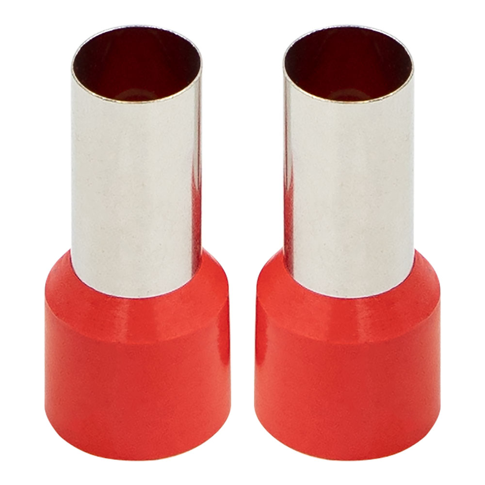Ferrules - Red 1/0GA - 50 per Bag