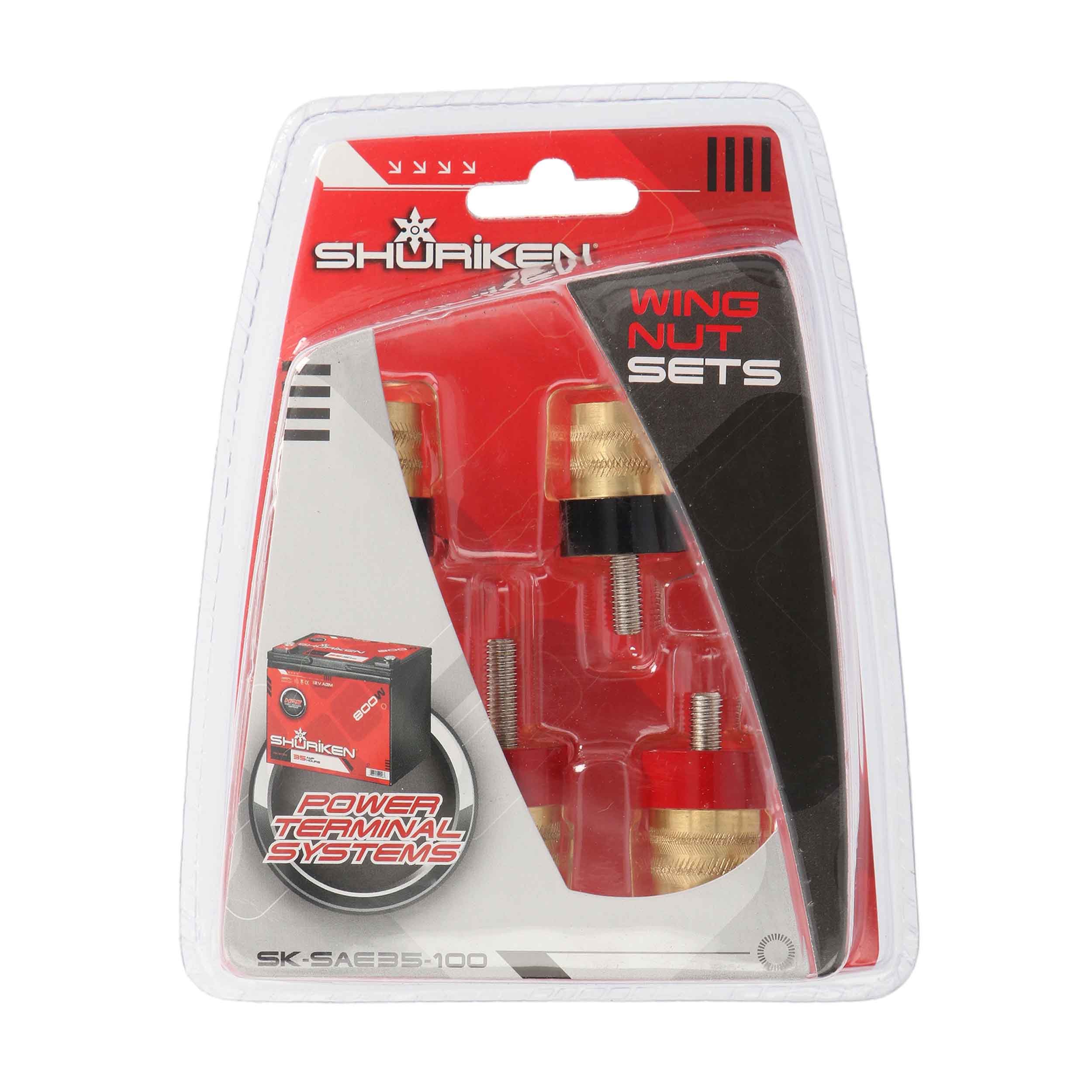 Shuriken SAE Post Sets Positive and Negative - 2 Pair