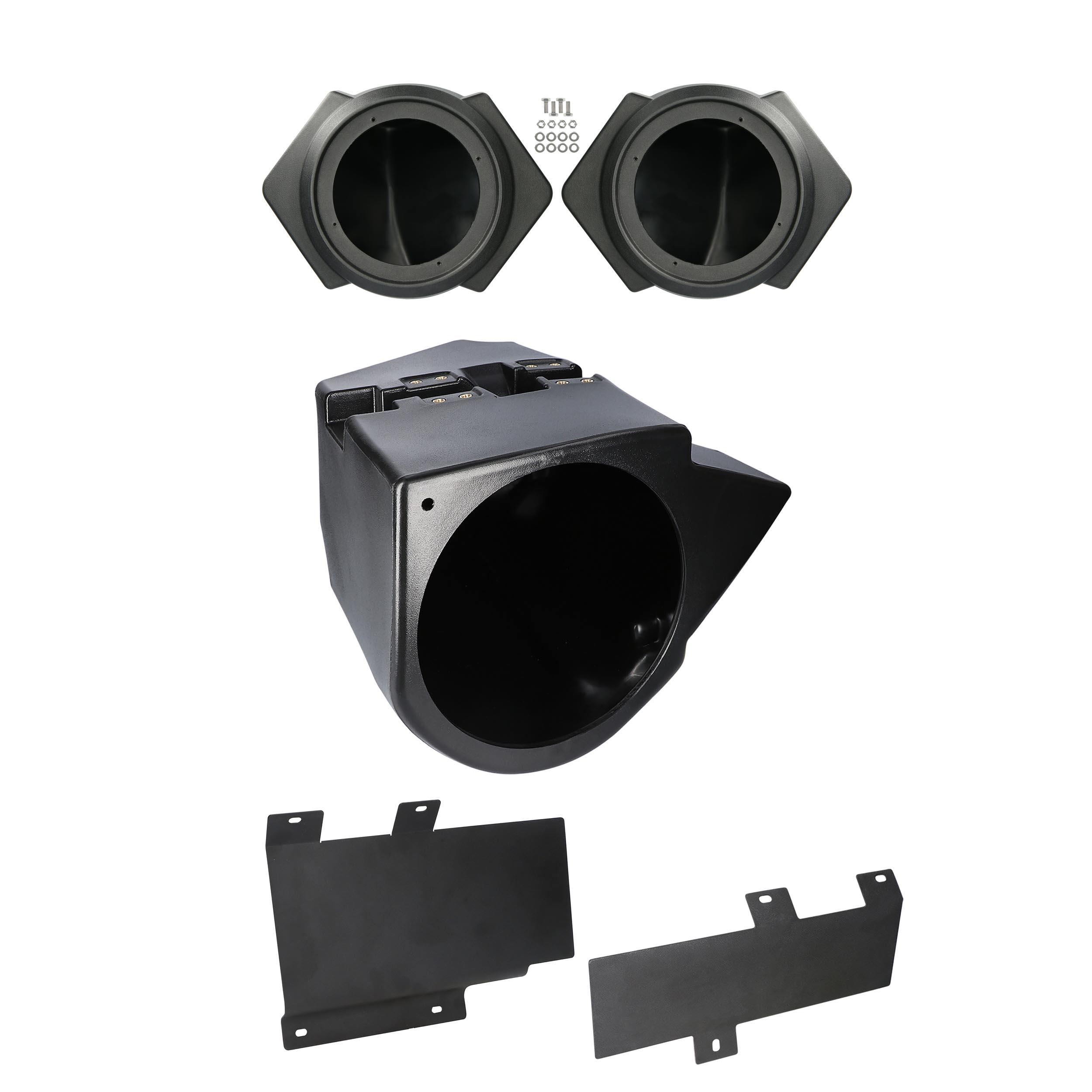 Audio Upgrade Kit for Speaker Pods with Subwoofer Box and Am