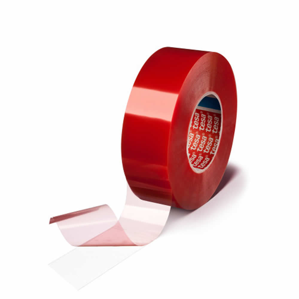 tesa TRANSPARENT D/S HARNESSING TAPE 1/2INx180ft - ea