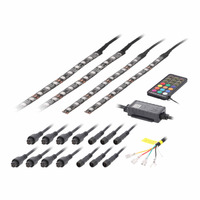 4-Piece Chasing LED Golf Cart Canopy Kit