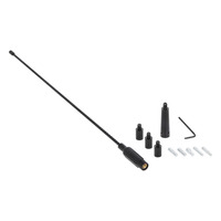 Wire Wound Black Fiberglass Replacement Mast