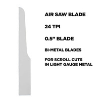 24TPI - 1/2 in Air Saw Blade - Package of 5