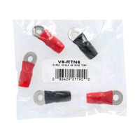 V8 Ring Terminal | 4 AWG | 1/4 in. | 5 Pack