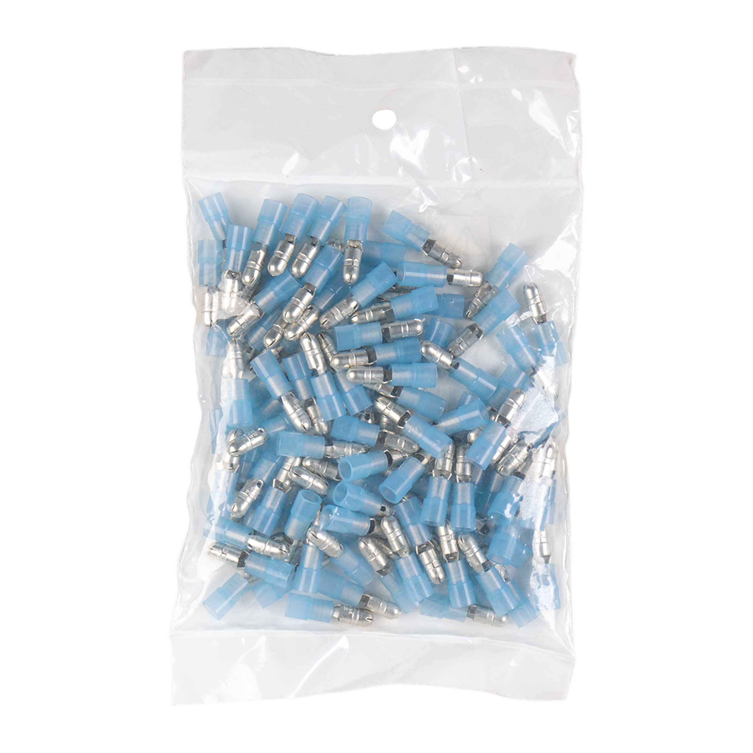 Bullet Connector, Male 14/16 ga, Blue Nylon