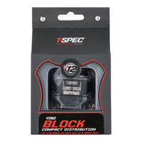 Ground Distribution Block | 1/0- 4 AWG In, (2) 4-8 AWG Out