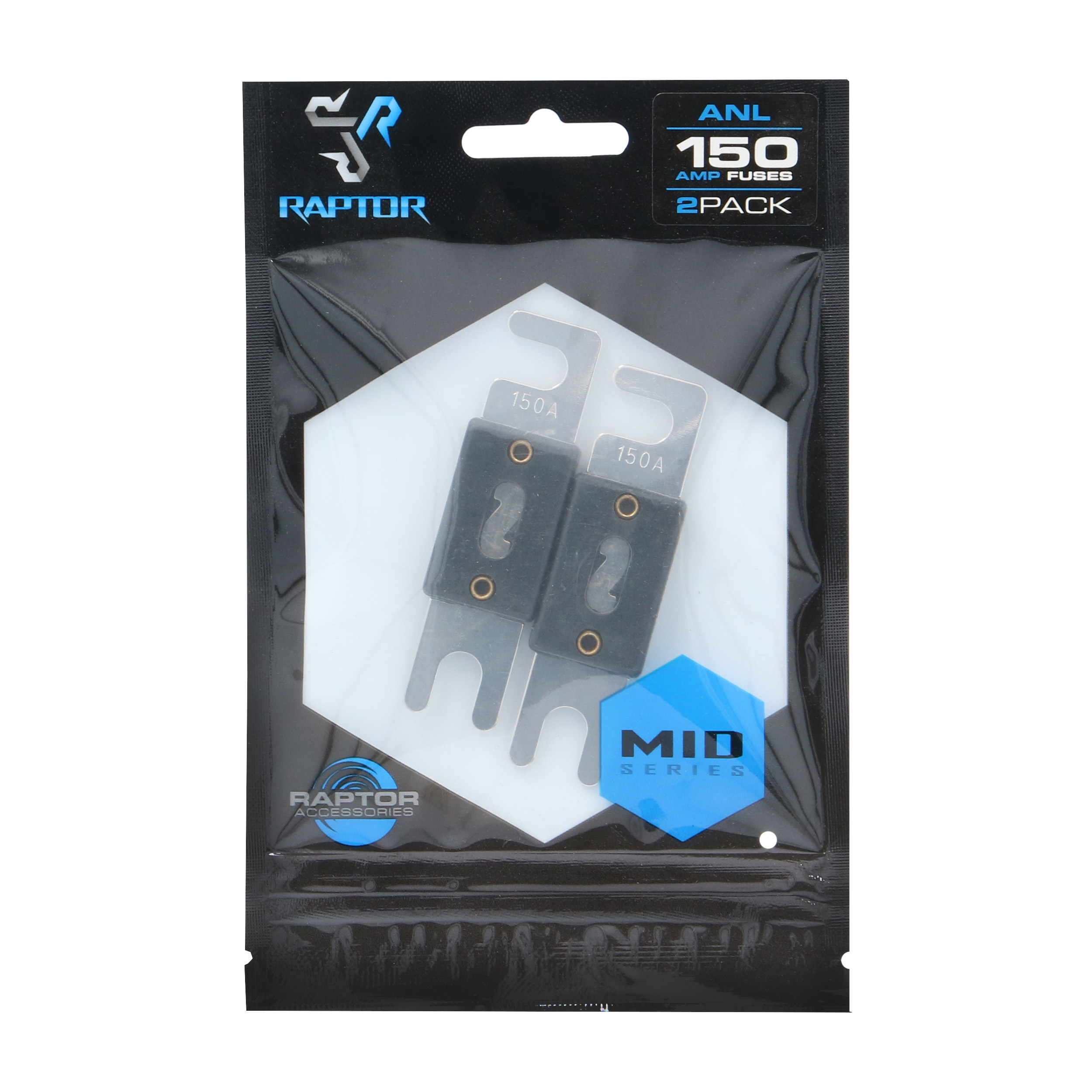 150 AMP ANL Fuses Nickel Plated - MID SERIES - 2 PK
