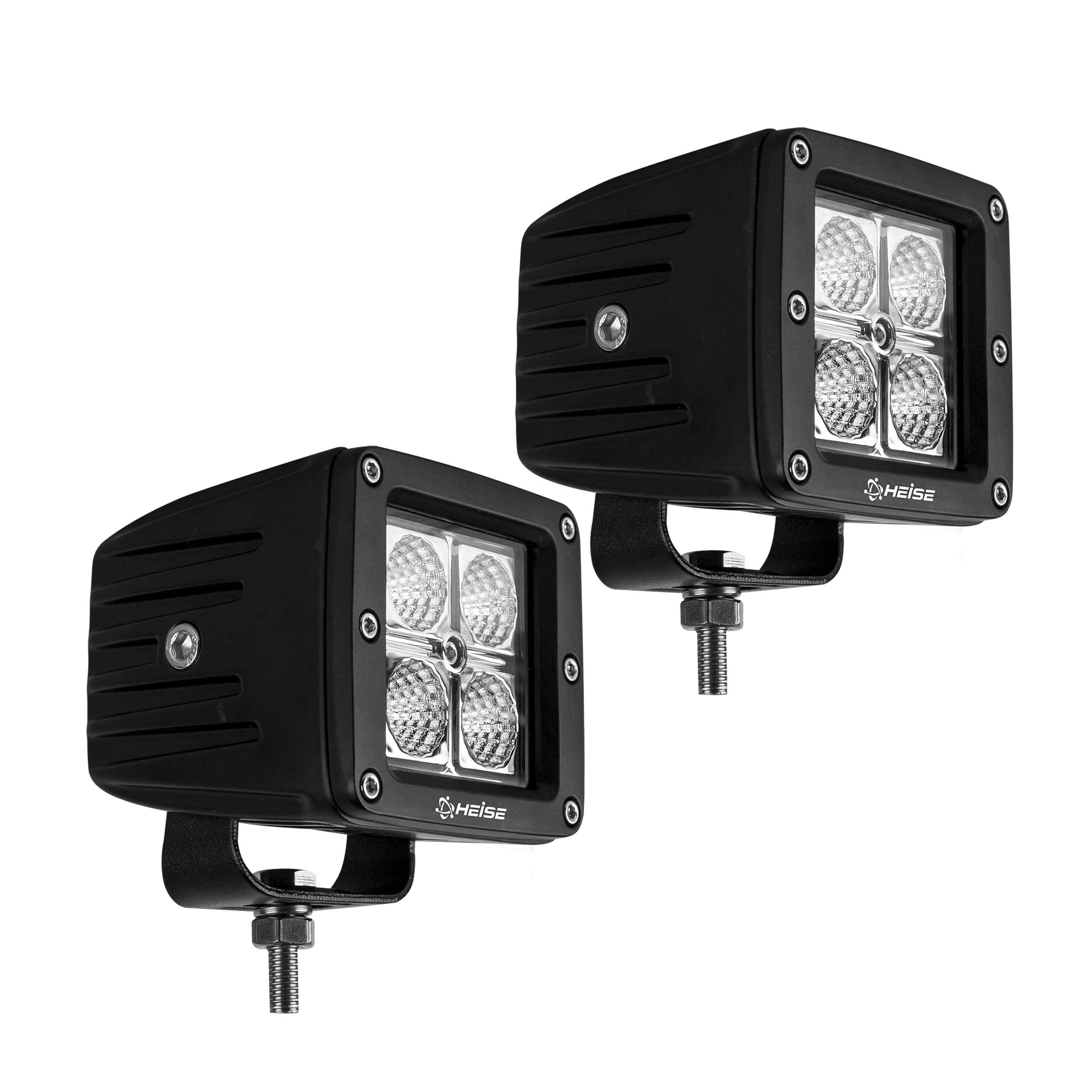 Cube Flood Light - 3 Inch, 4 LED, 2-Pack