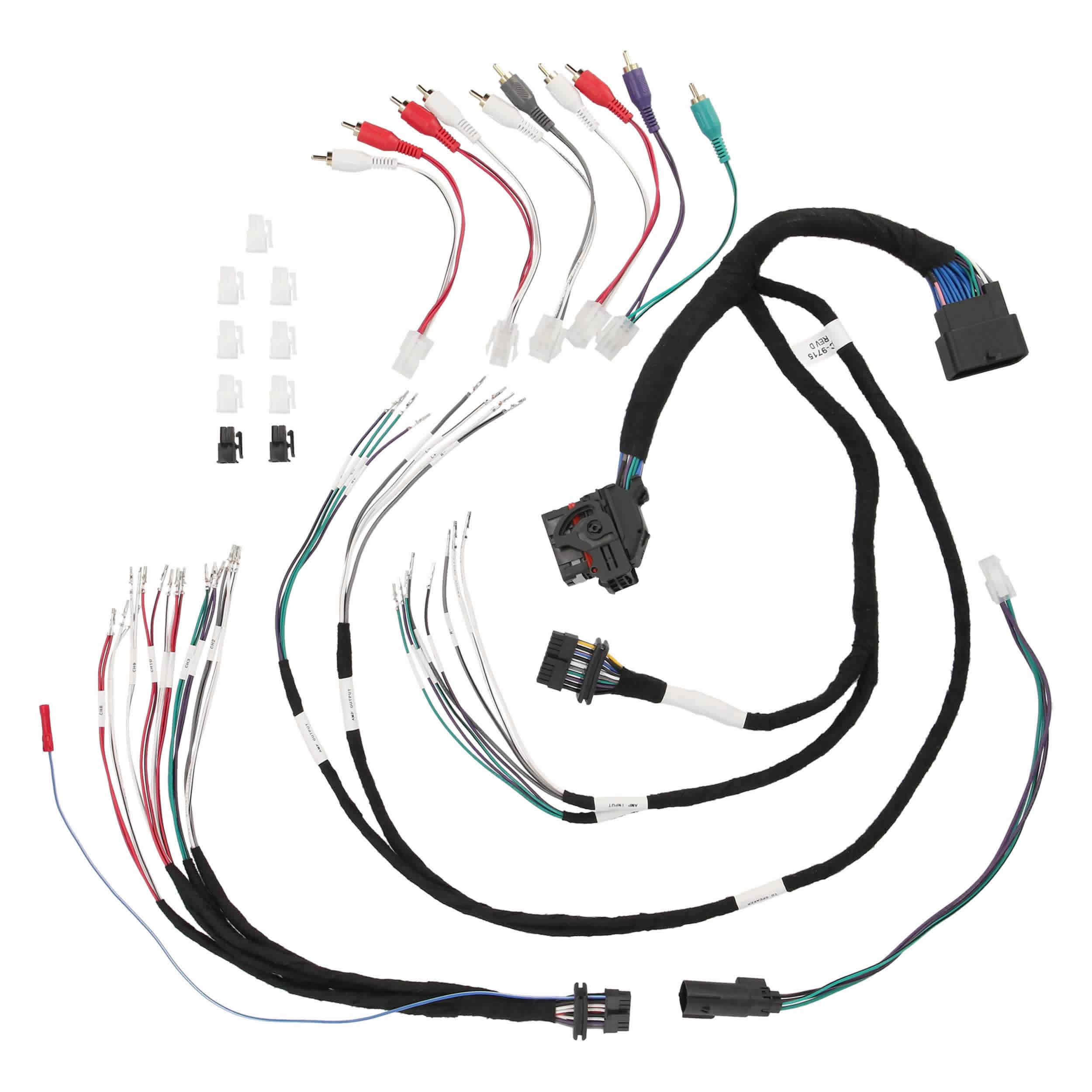 DSP and Add an Amp Harness - Fits Harley-Davidson FLH/FLT 20