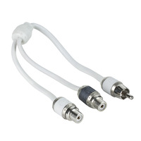 V10 RCA Y Cable | 1 Male to 2 Female | 6 in.