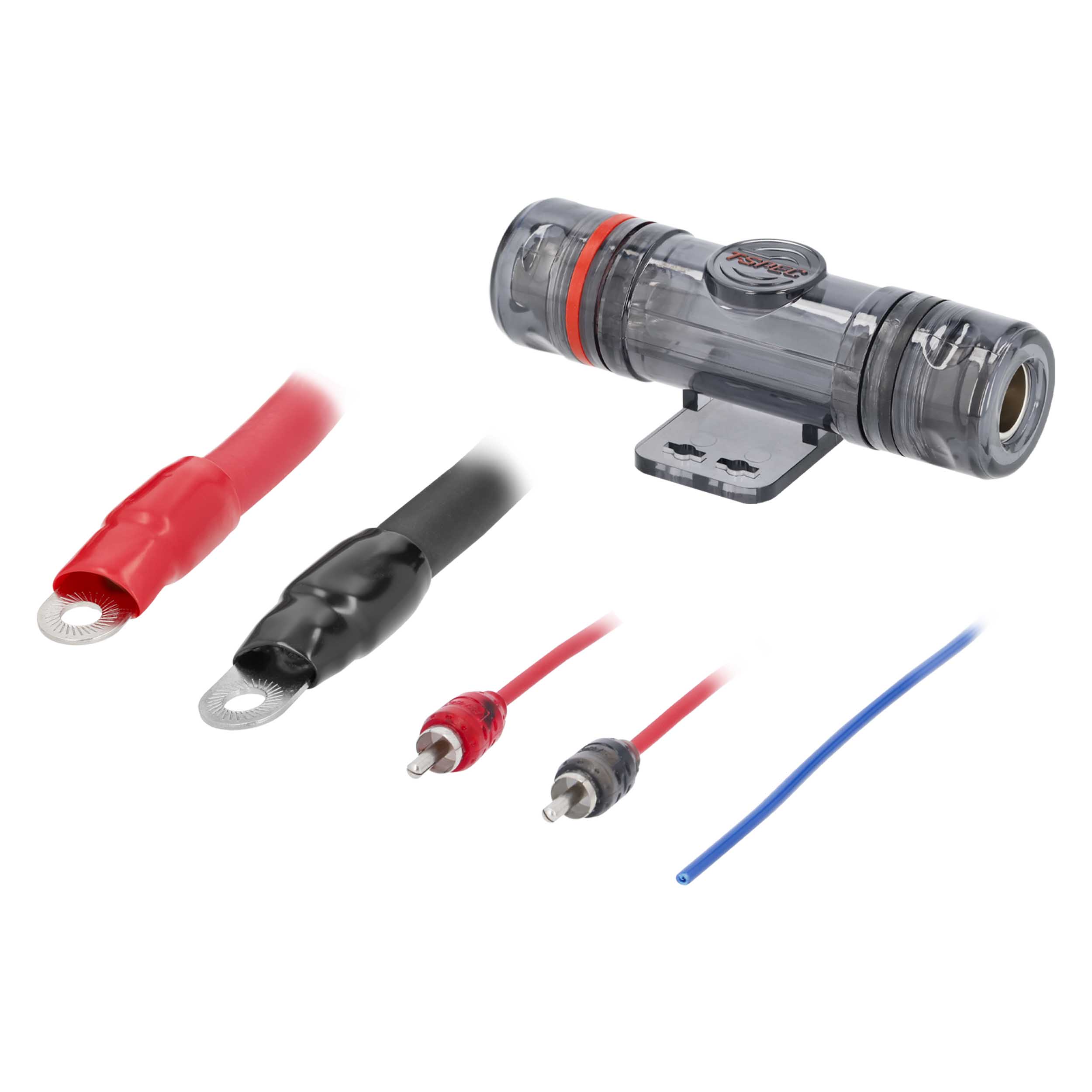 T-SPEC CCA 1/0 AWG 2400W AMP KIT WITH RCA - V6 SERIES