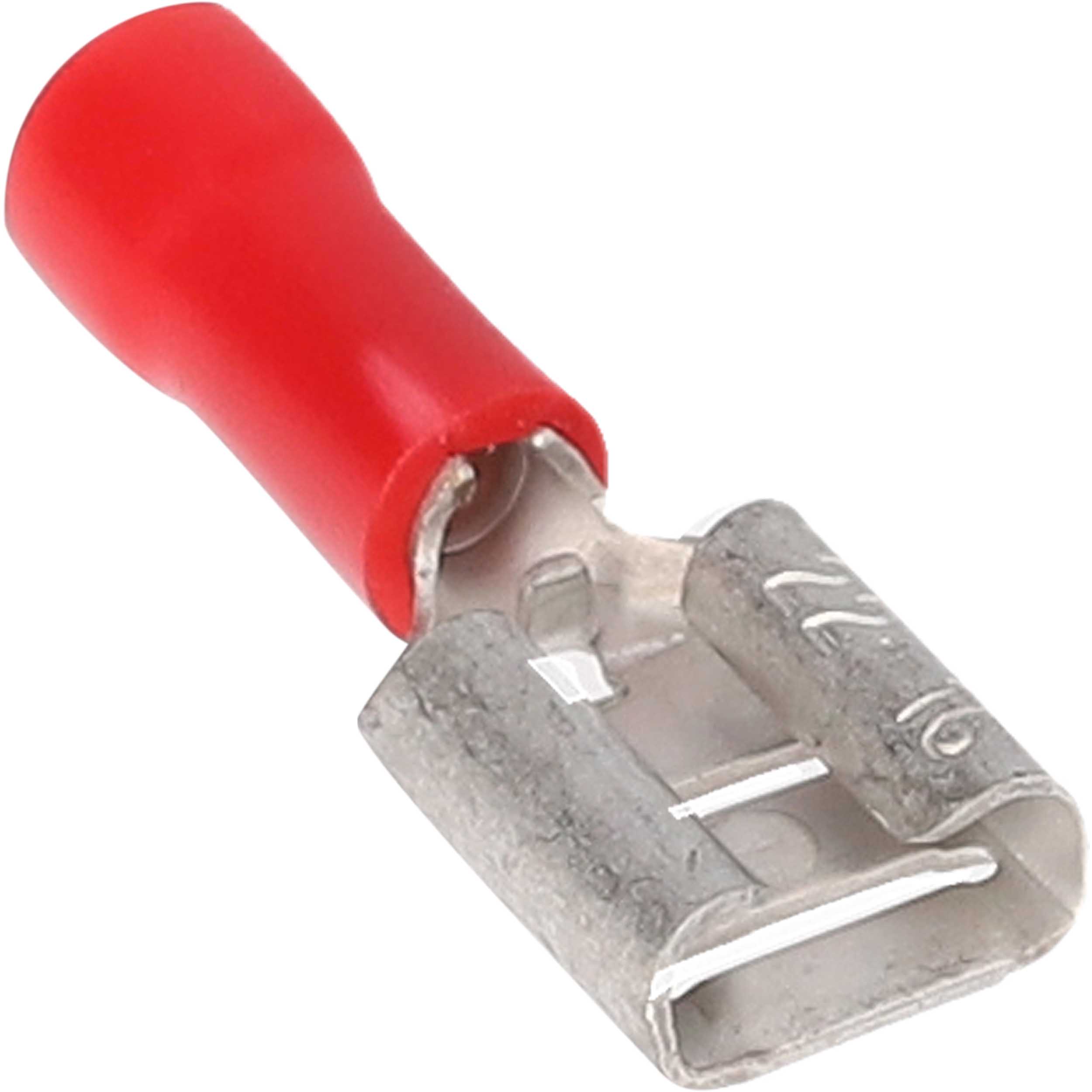 Red Vinyl Female Quick Disconnect 22-18 Gauge .250