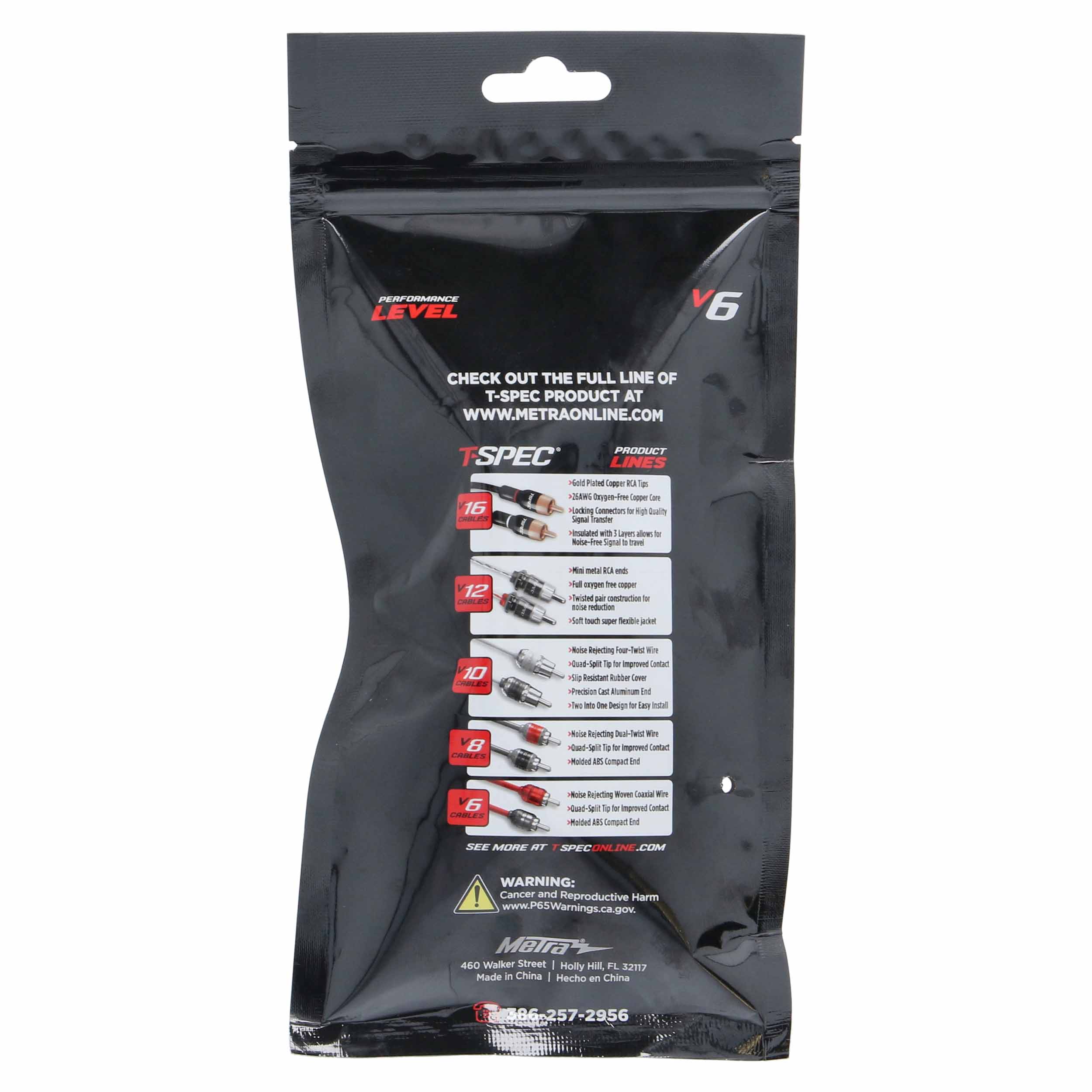 RCA v6 Series 2-Channel Audio Cable - 6 FT