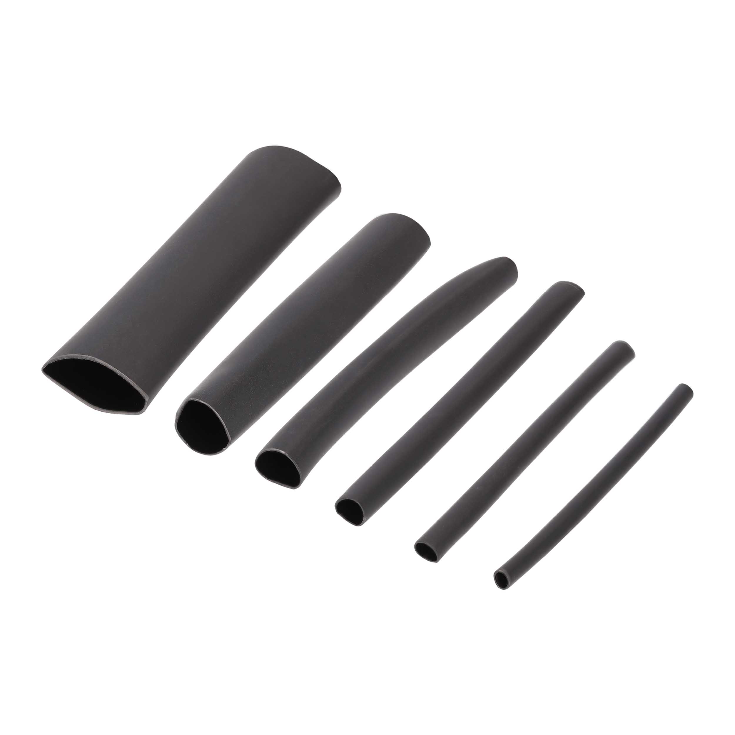 62 Pc Dual Wall Heat Shrink Tubing Kit - 4in Assorted 3:1 Bl