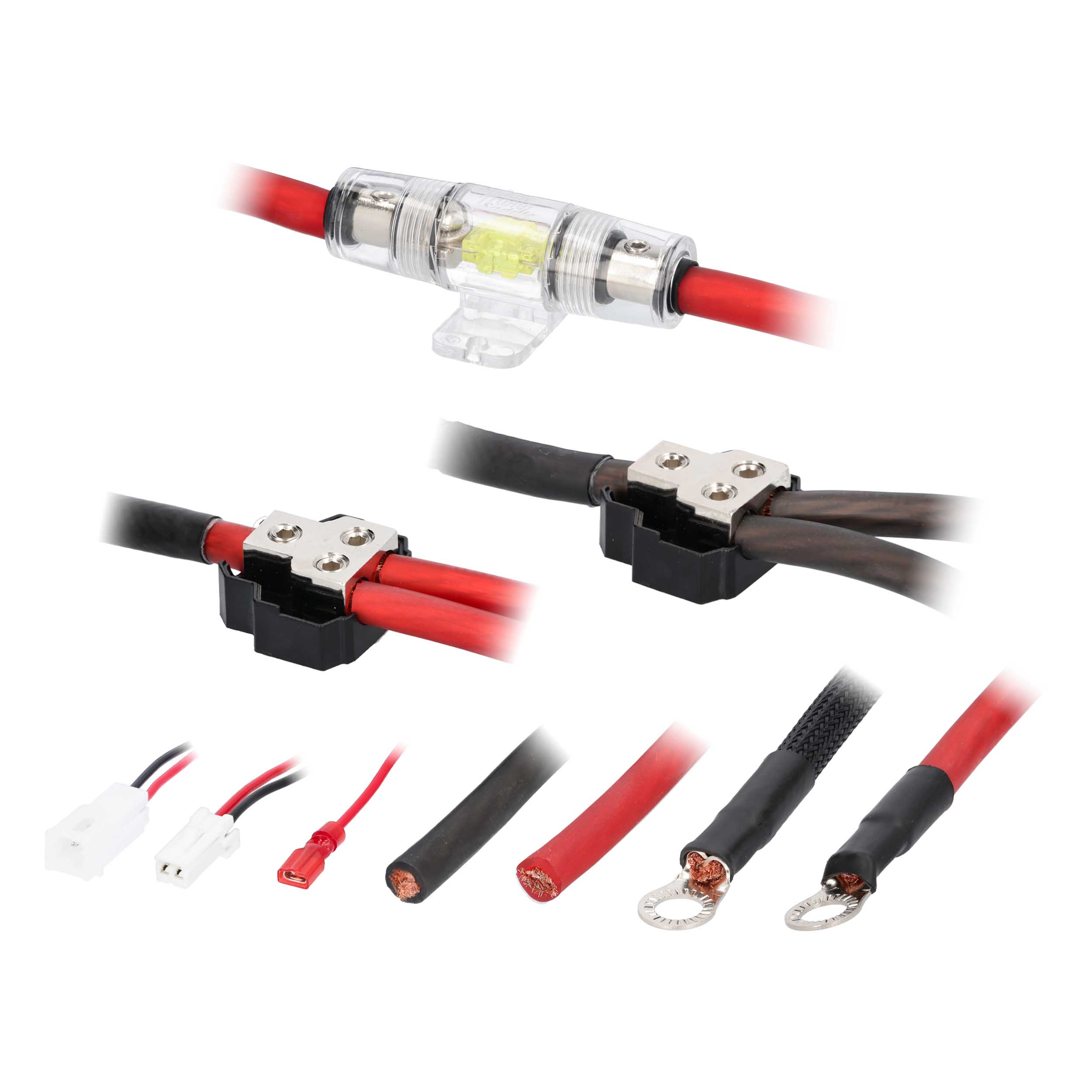 Front Fairing Dual Amp Wiring Kit - Fits Harley-Davidson® FL