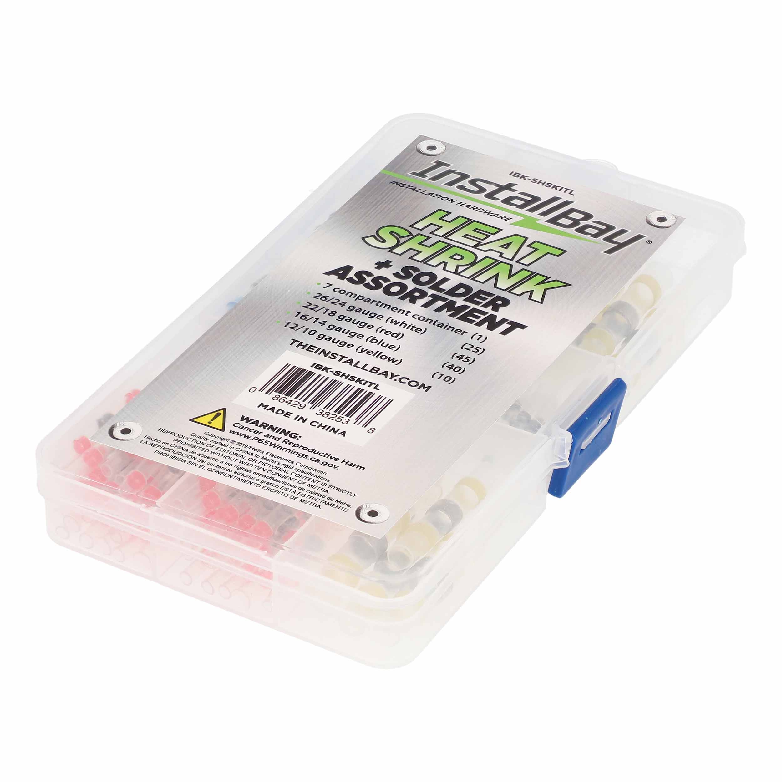 120 Piece Butt Connector Kit -  Includes Solder