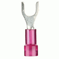 Red Nylon Spade Terminal 22-18 Gauge #10  Package of 100