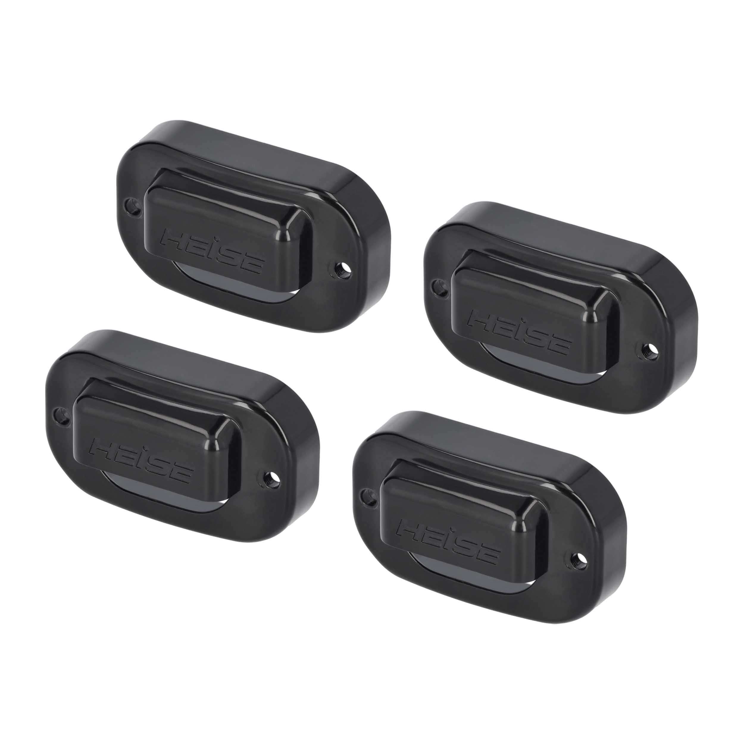 Rock Light Black Cover - 4 Pack