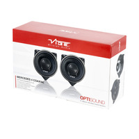 4" Plug-N-Play Coaxial Speaker Kit - Mercedes