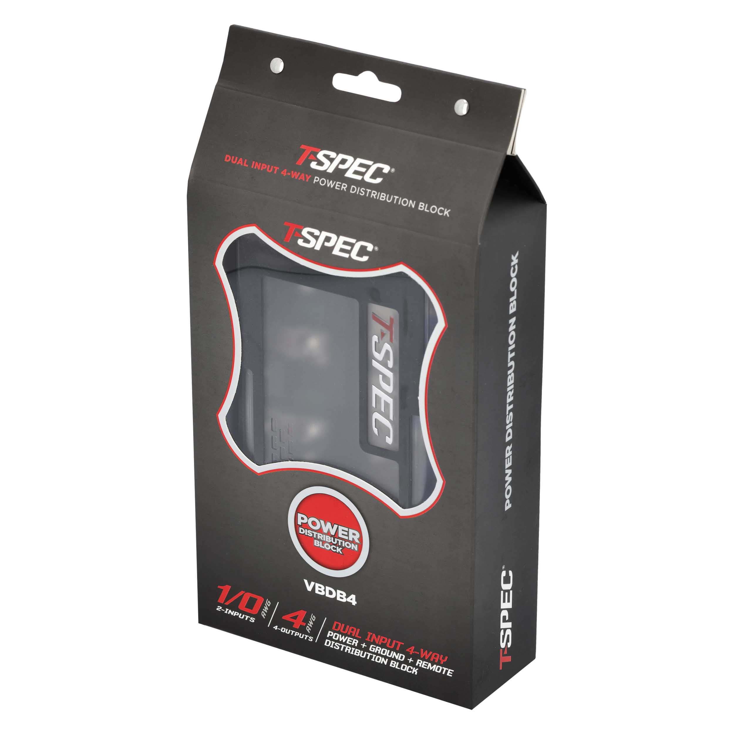 Distribution Block Dual Input 4-Way Power + Ground