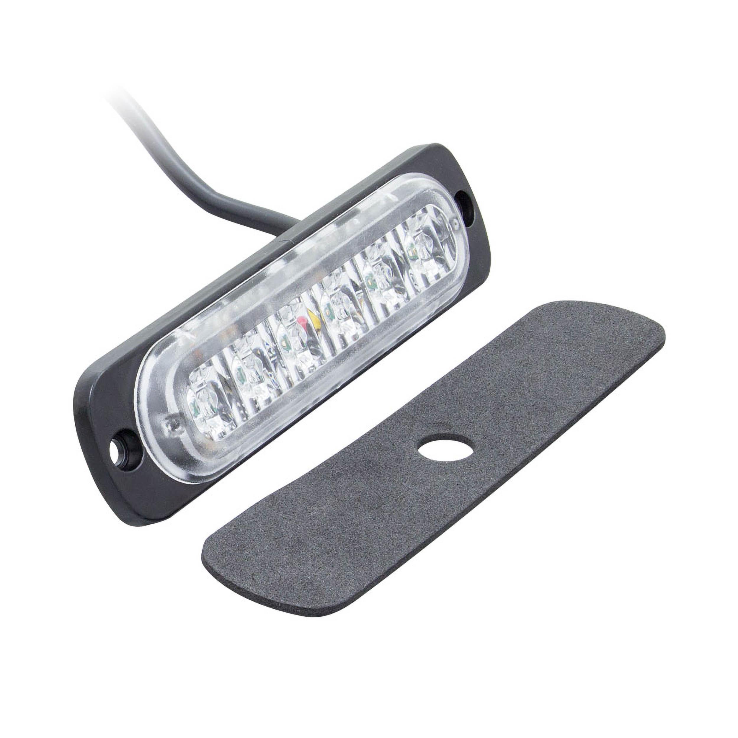 Single Color Red Lite Marker Lights - 4.4 Inch, 6 LED