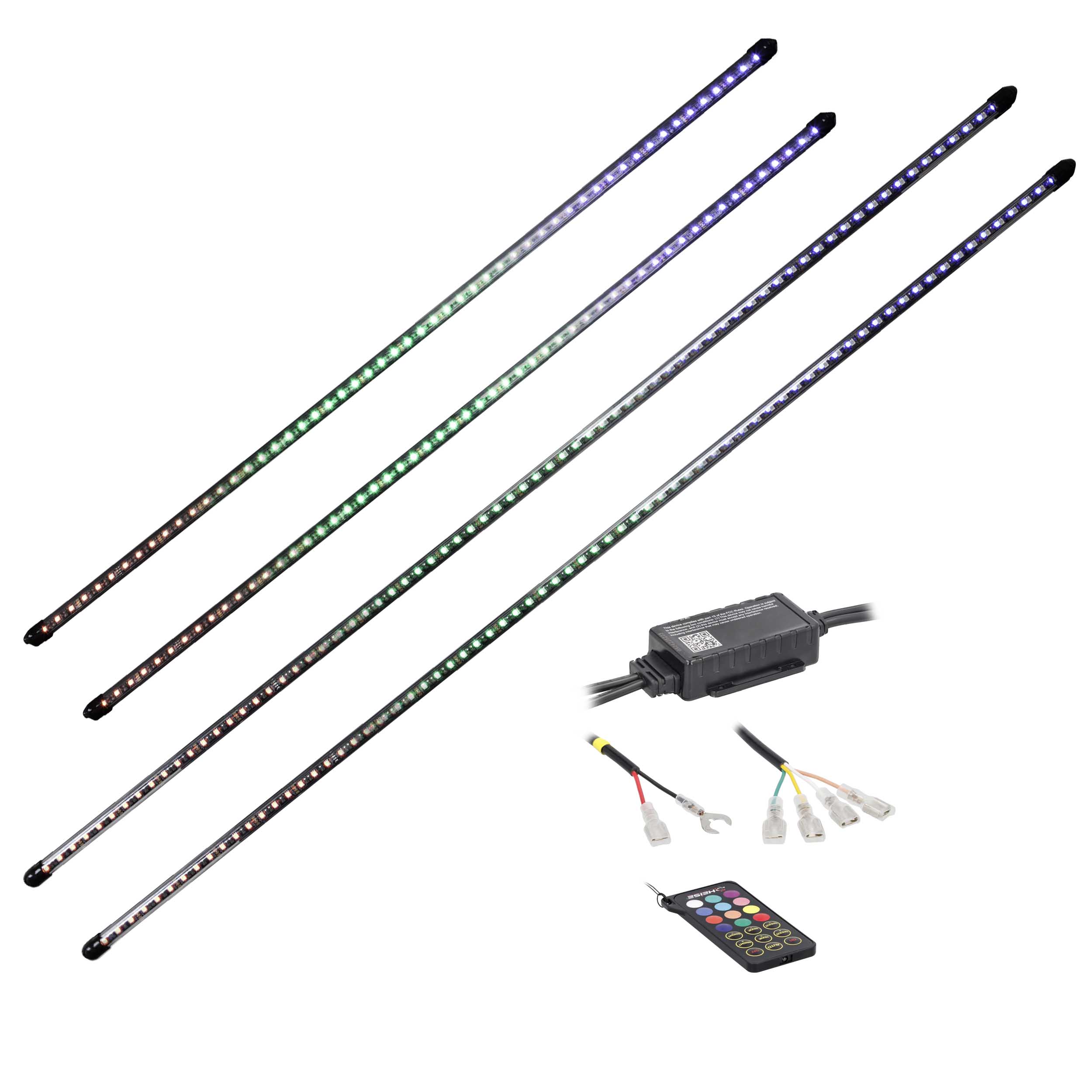 4-Piece RGB LED Underglow Kit