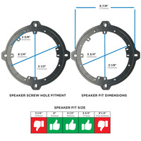 Hyundai | Kia 2001-2013 - 6" to 6.75"