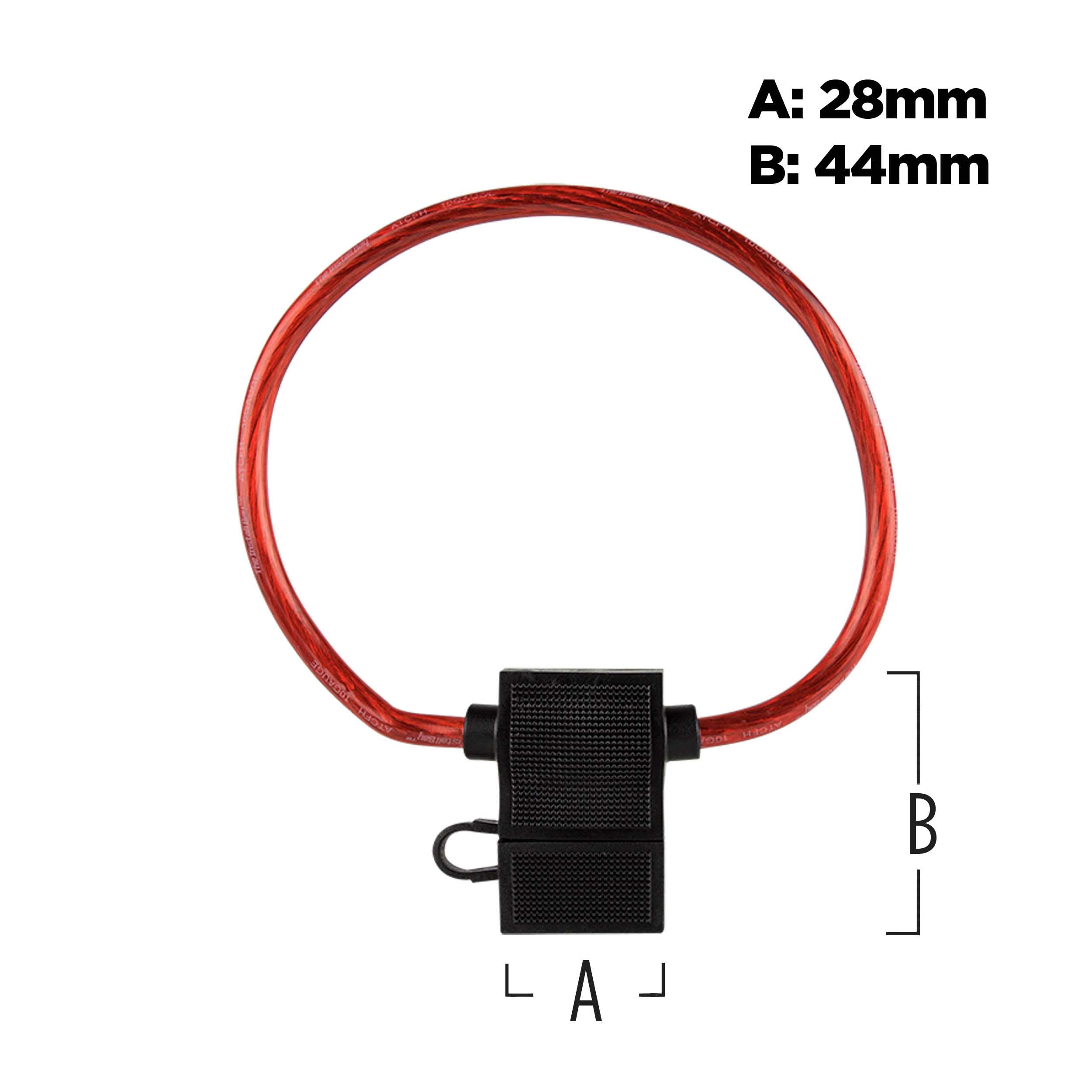 ATC Fuse Holder With Cover 10 Gauge - Package of 10