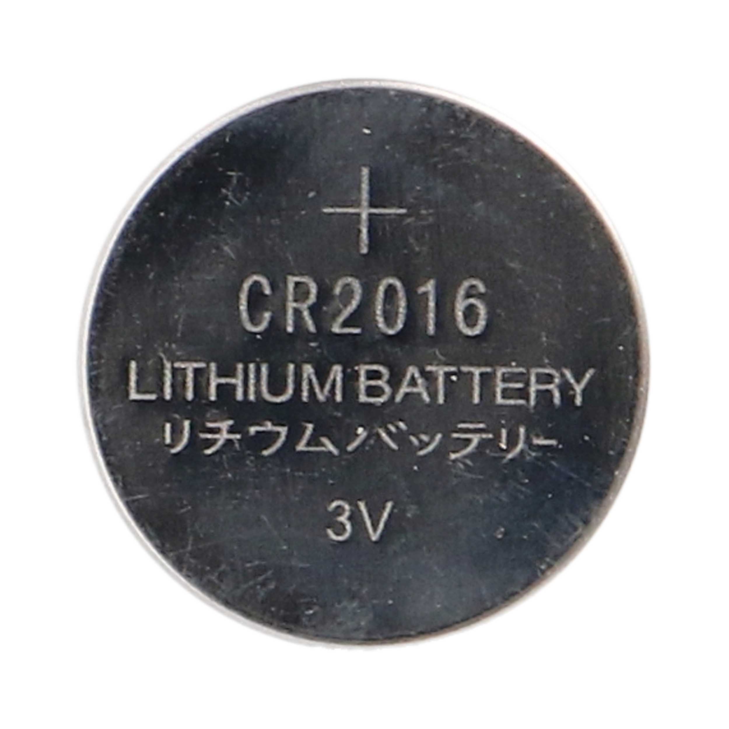 CR2016 Lithium 3-Volt Batteries - 5-Pack
