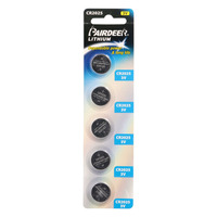 CR2025 Lithium 3-Volt Batteries - 5-Pack