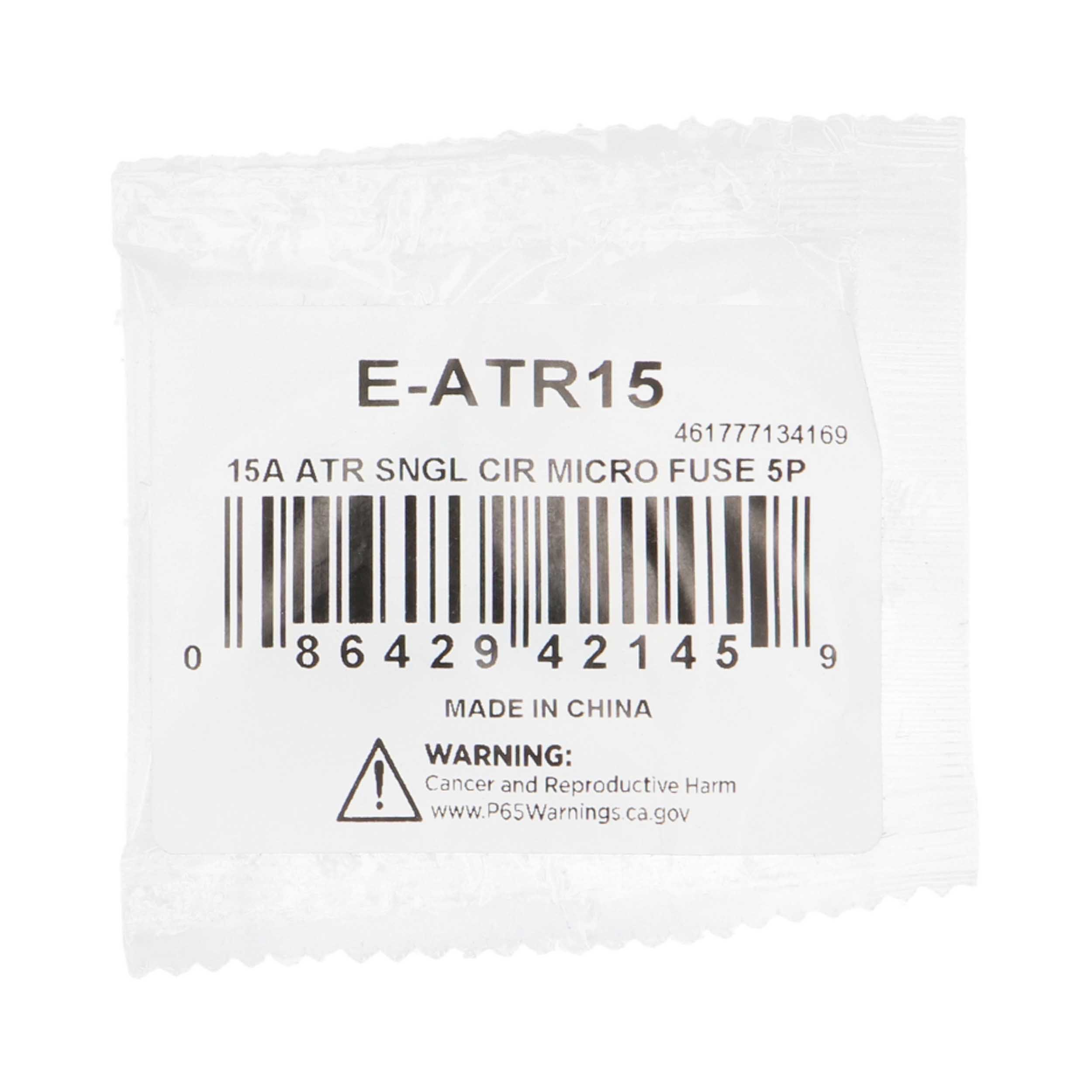 15 Amp 2 Leg Micro ATR Fuse - 5PK