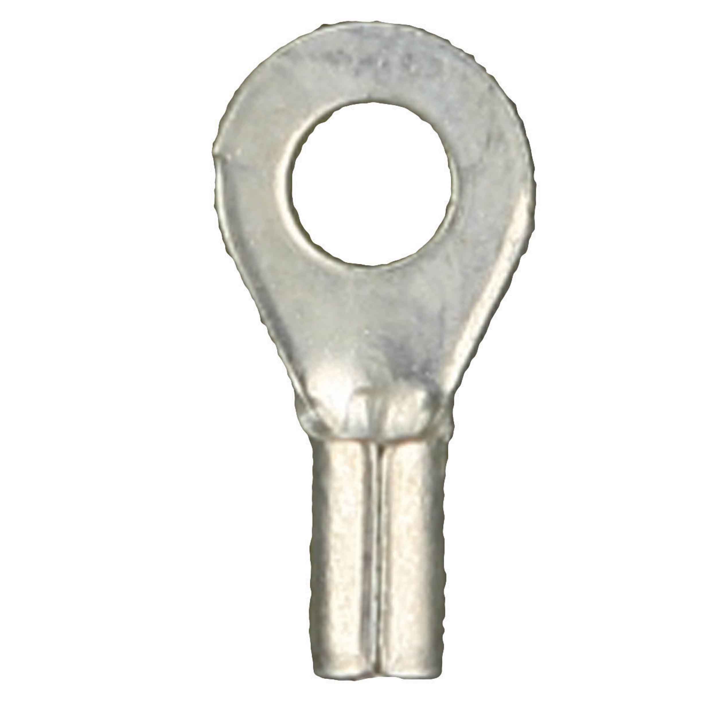 Uninsulated Ring Terminal 22-18 Gauge #8  Package of 100
