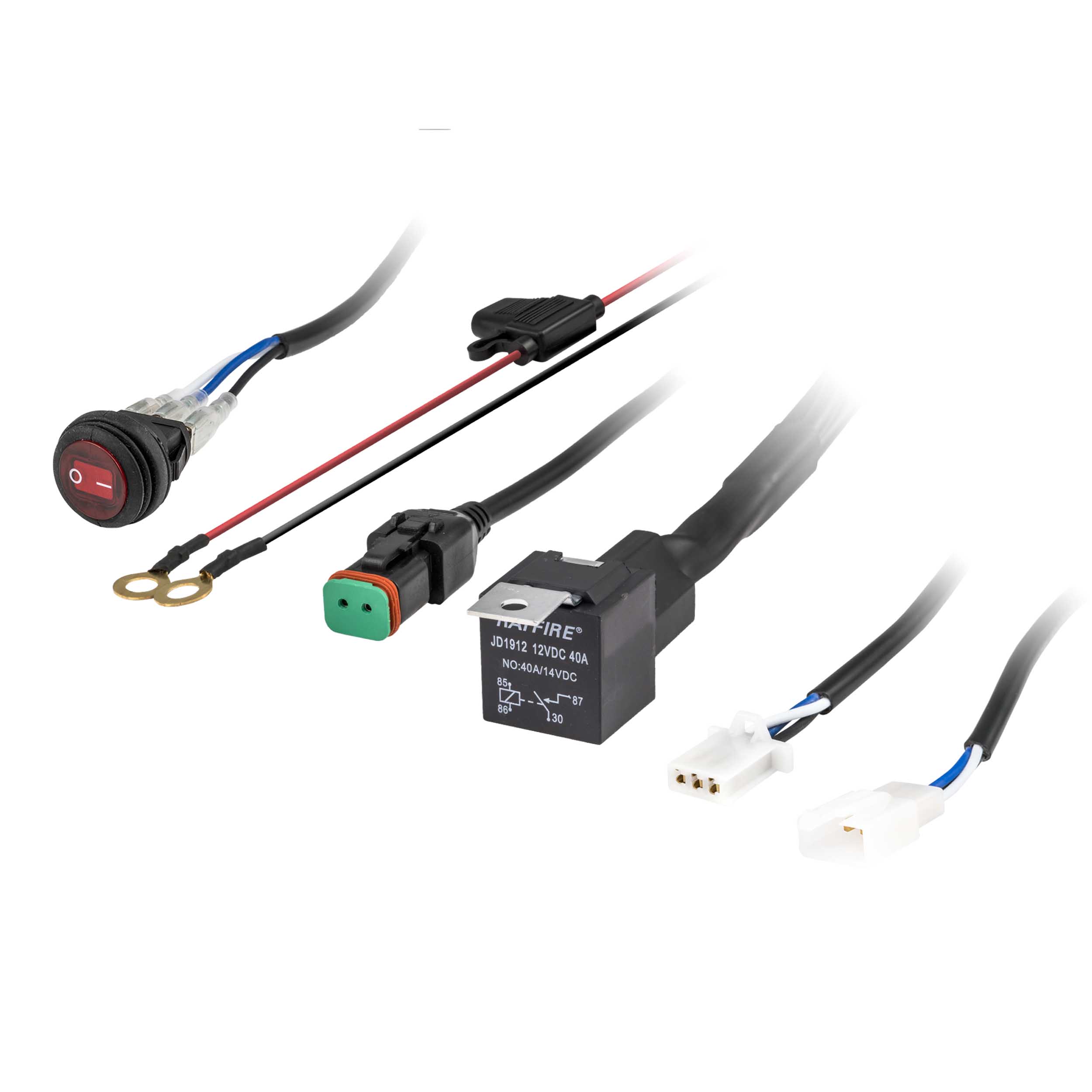DT Wiring Harness and Switch Kit - 1 Lamp, Universal