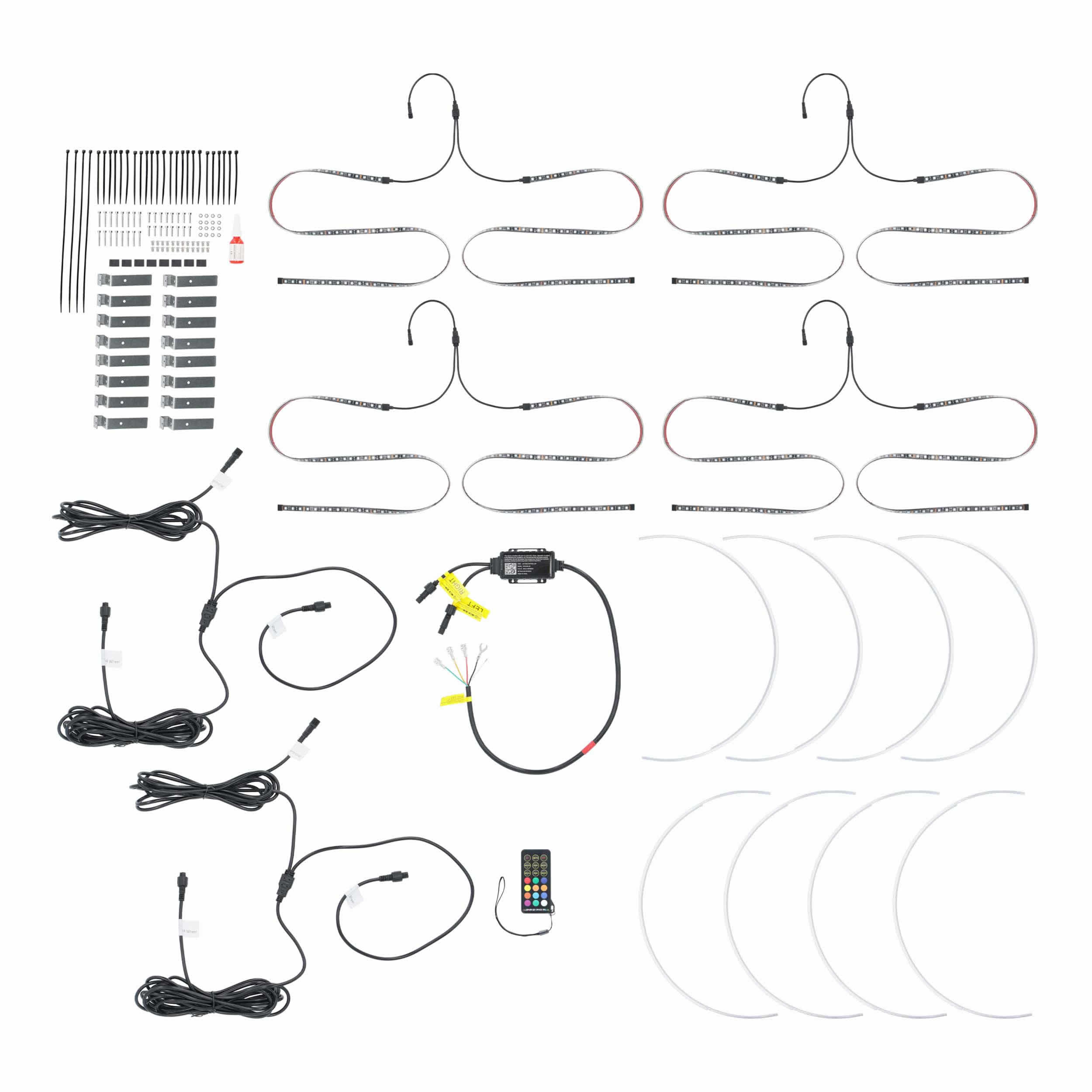 RGB Expandable Wheel Rings - 11"-14"
