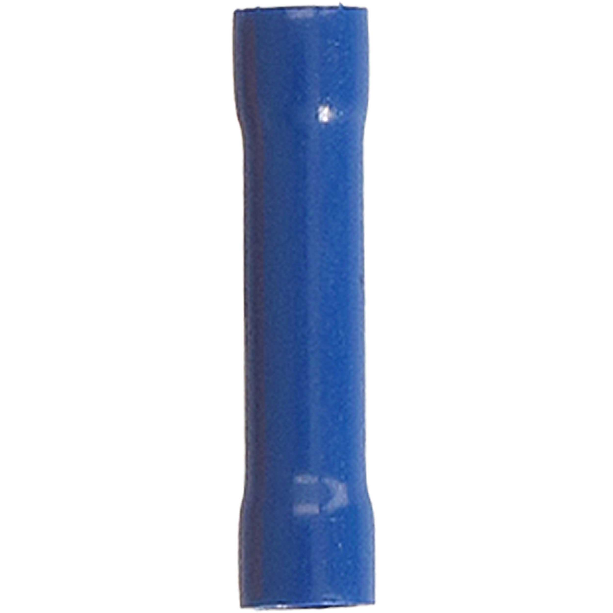 Blue Vinyl Butt Connector 16 -14 Gauge - Package of 100
