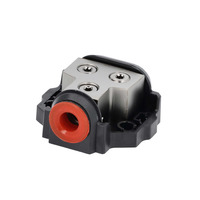 Ground Distribution Block | 1/0-4 AWG In, (2) 1/0-4 AWG Out