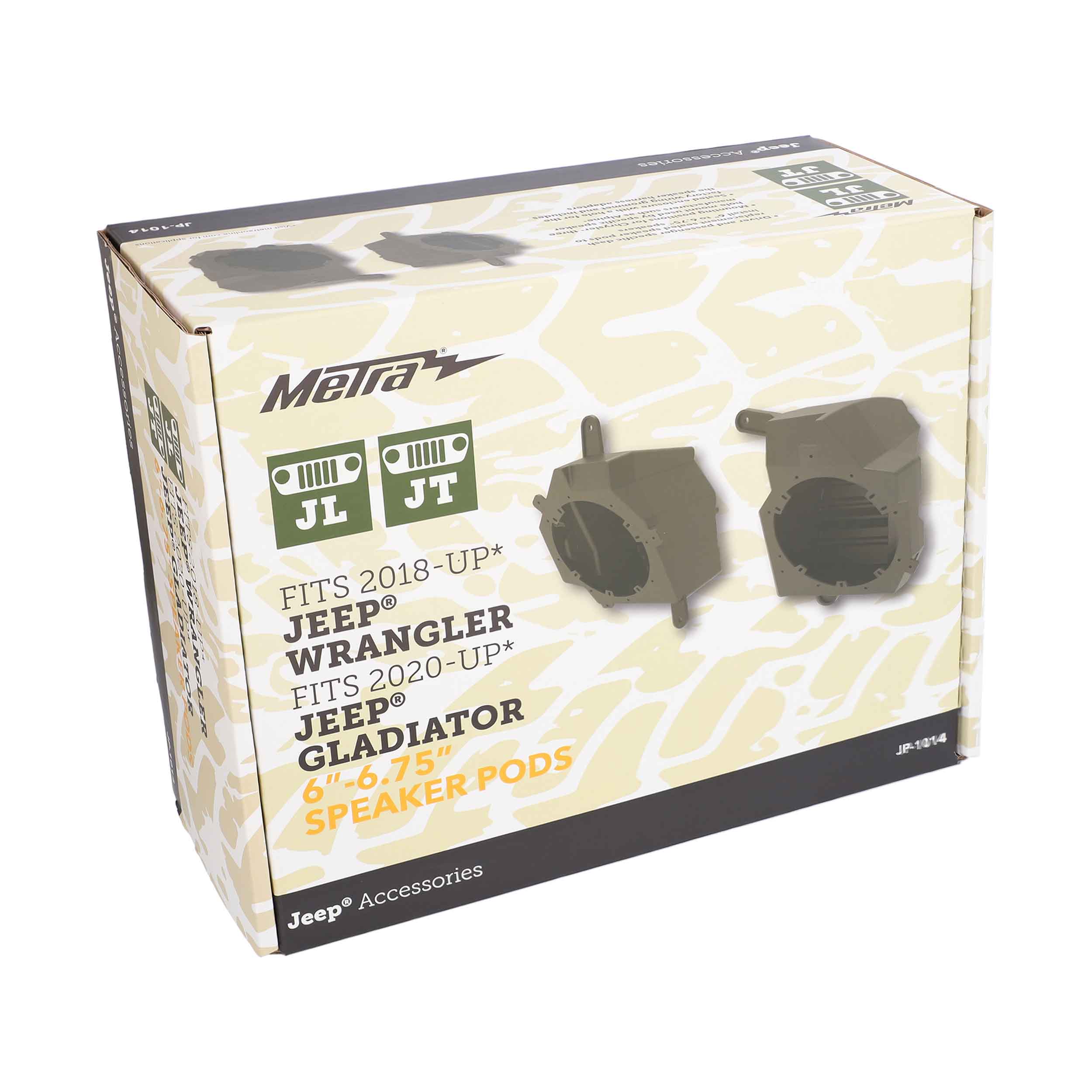 6"- 6.75" speaker pods fits WranglerJL 18-25 Gladiator 20-25