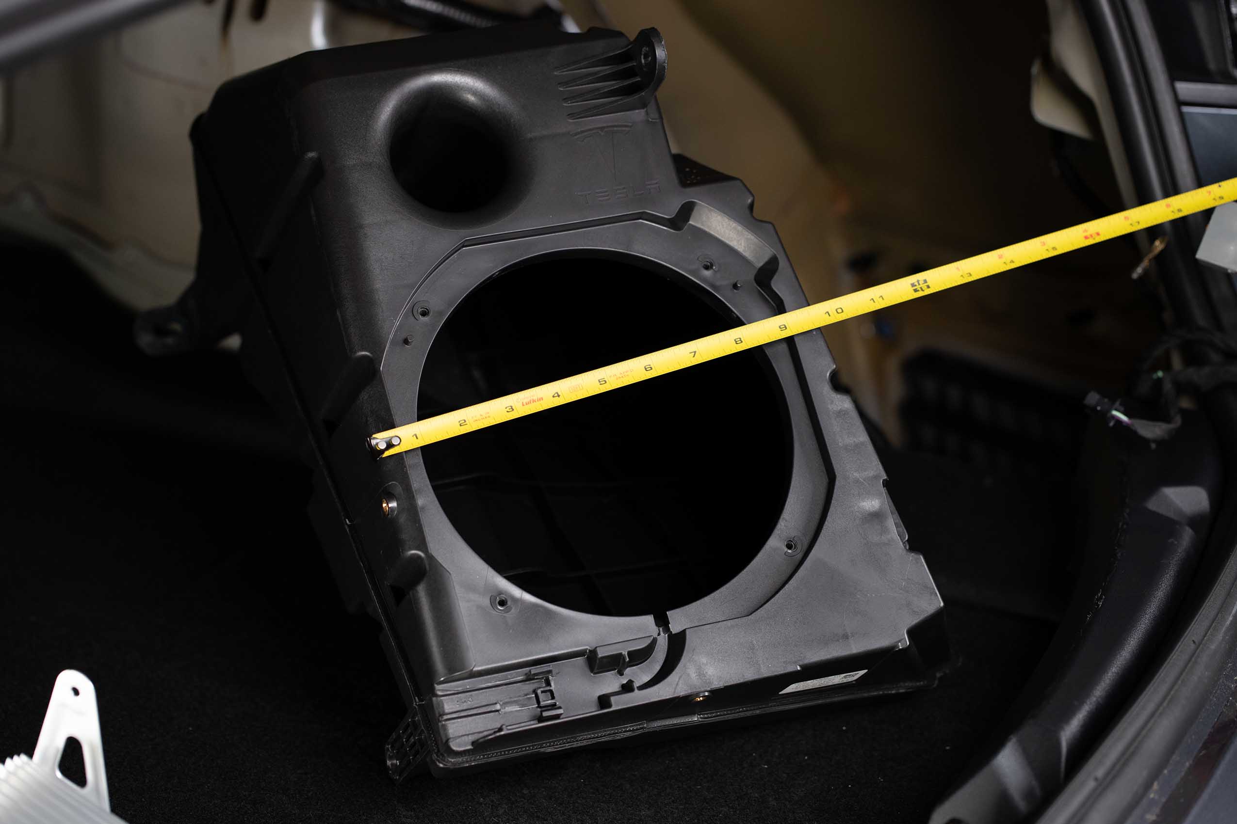 Subwoofer Enclosure Adapter Plate Tesla Model 3 - Model Y