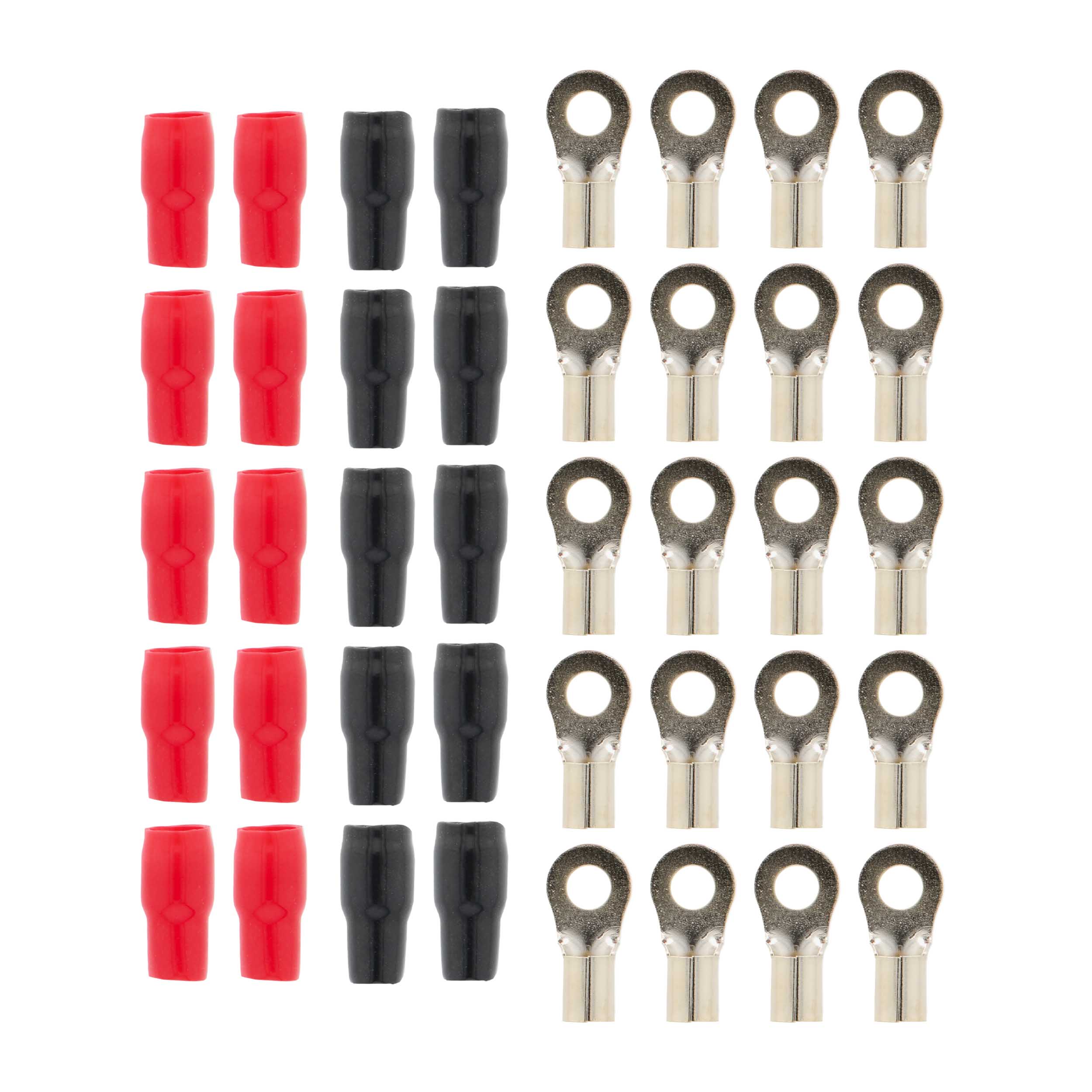 4AWG 5/16in GOLD RING TERMINALS - 20 PK