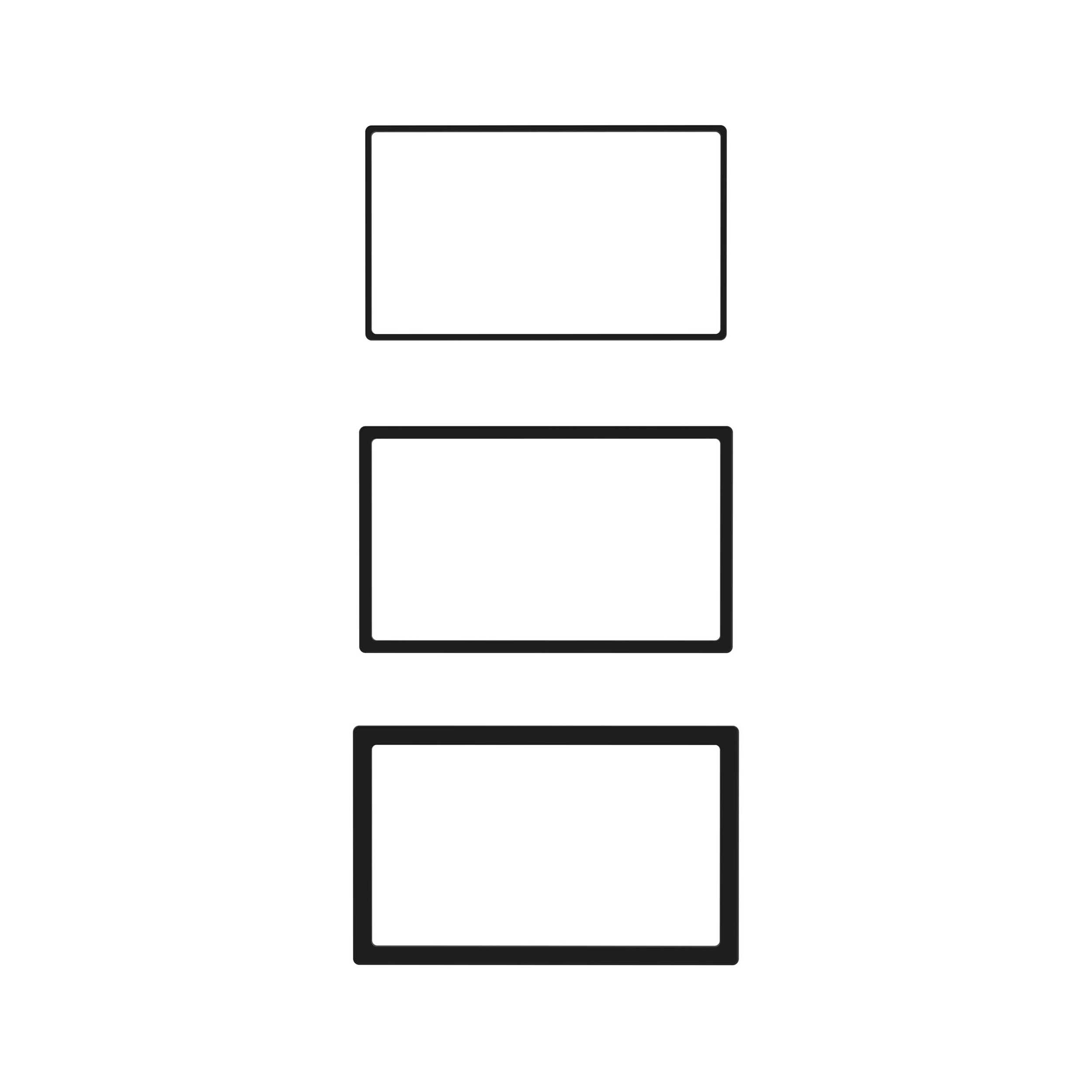 Universal DDIN - 3-Pack Multi-Pack