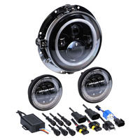 Round Motorcycle Headlight - 7 Inch/4.5 Inch