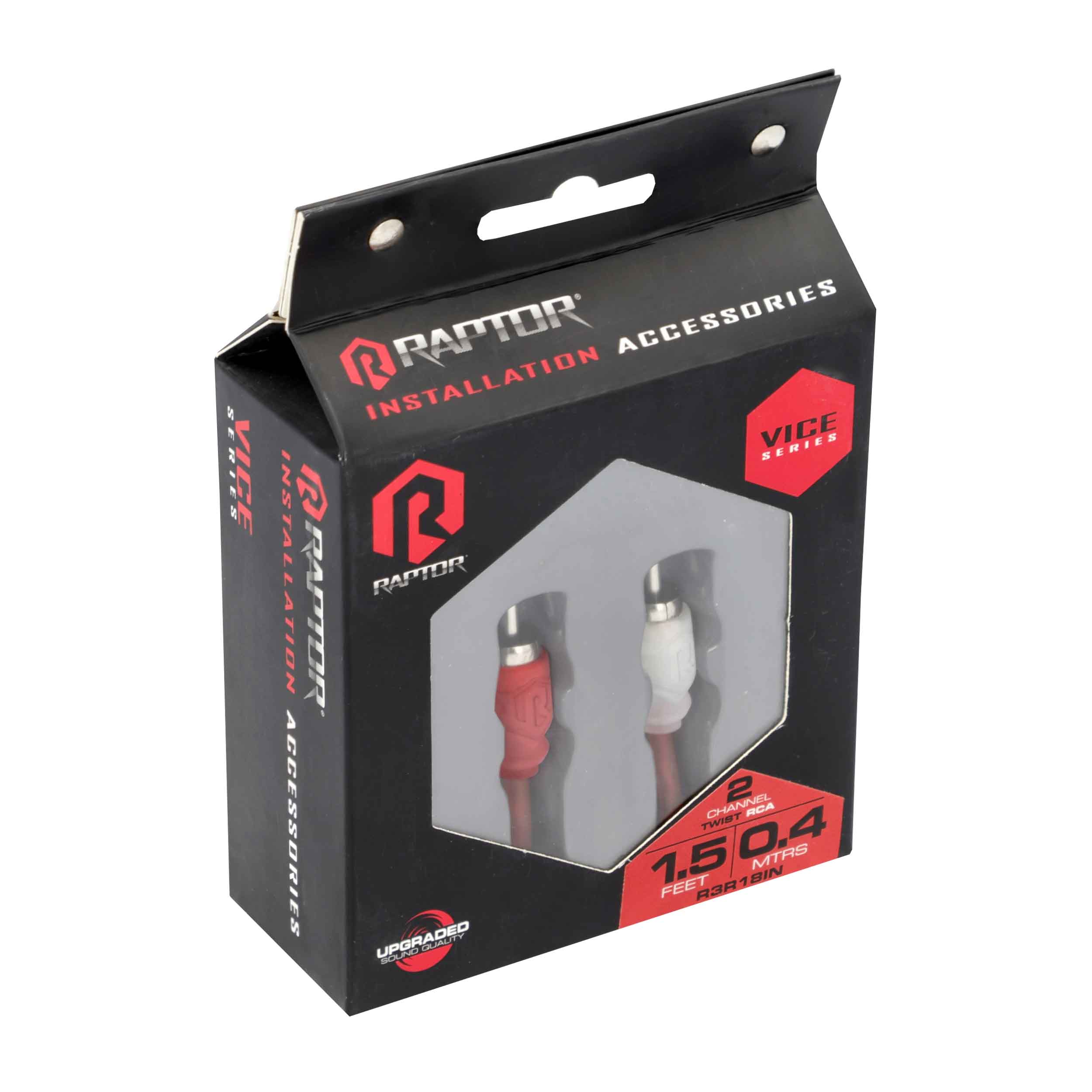 RCA 2-Channel Audio Cable - Vice Series 1.5 Feet