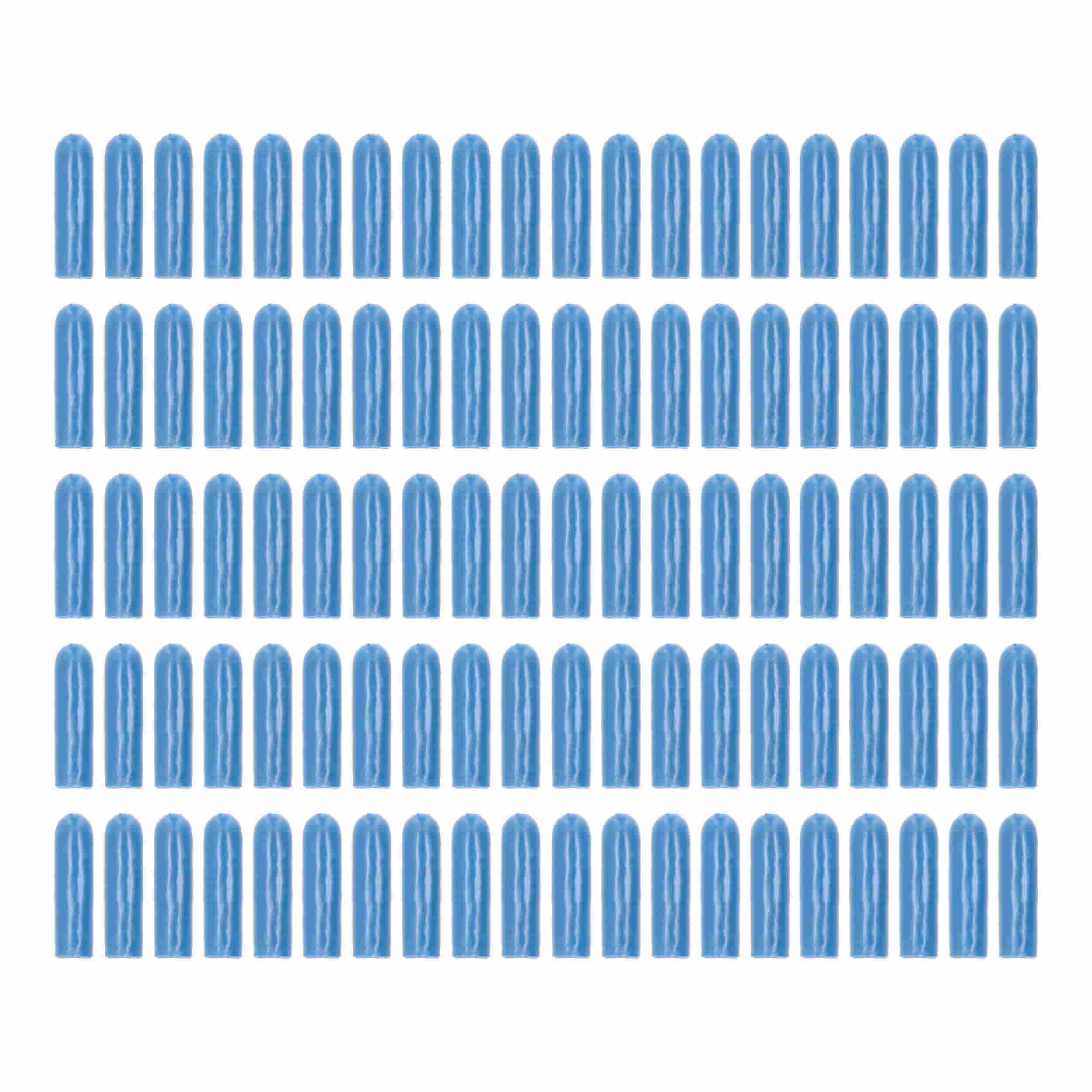 Blue Beannies With Gel 100 Pk