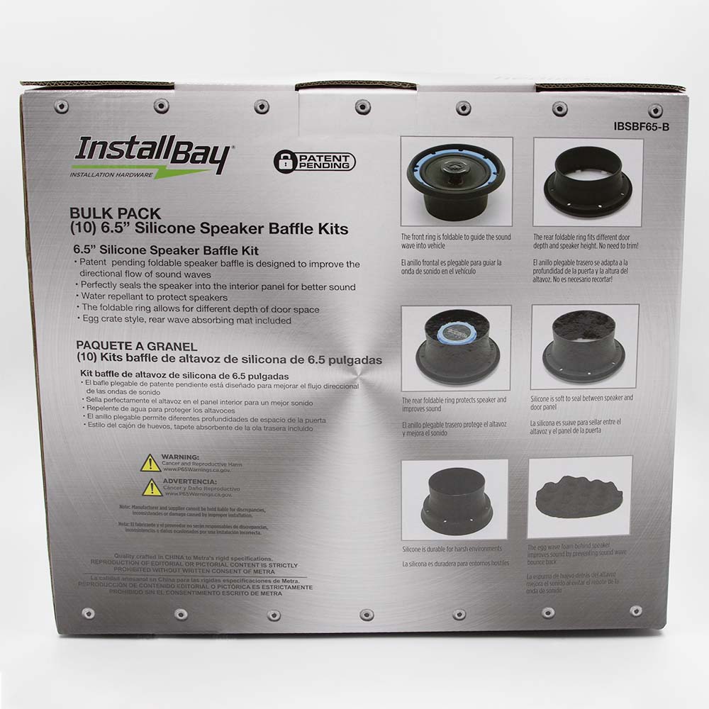 Speaker Baffle Kit 6.5 Inch - (x2) 10 Packs