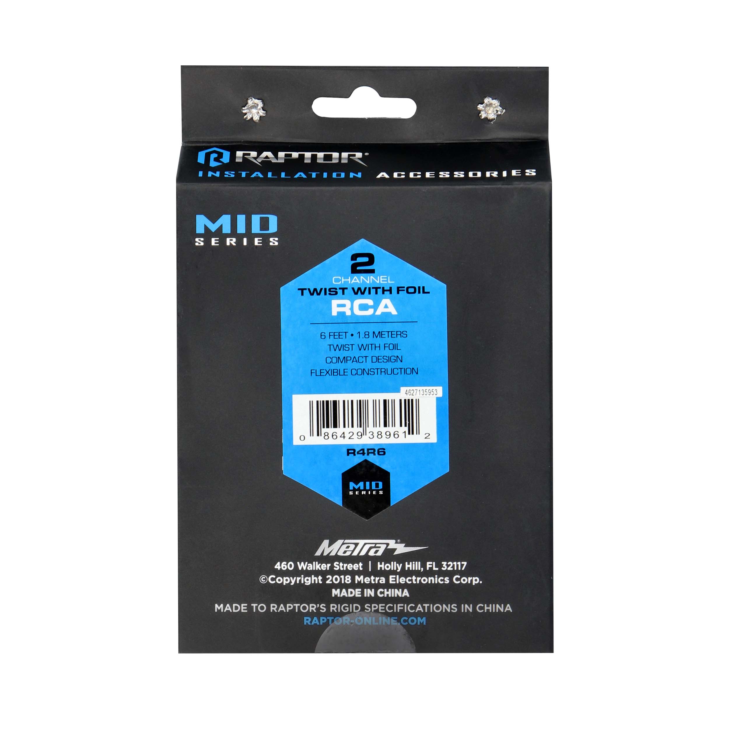 RCA 2-Channel Audio Cable - Mid Series 6 Feet