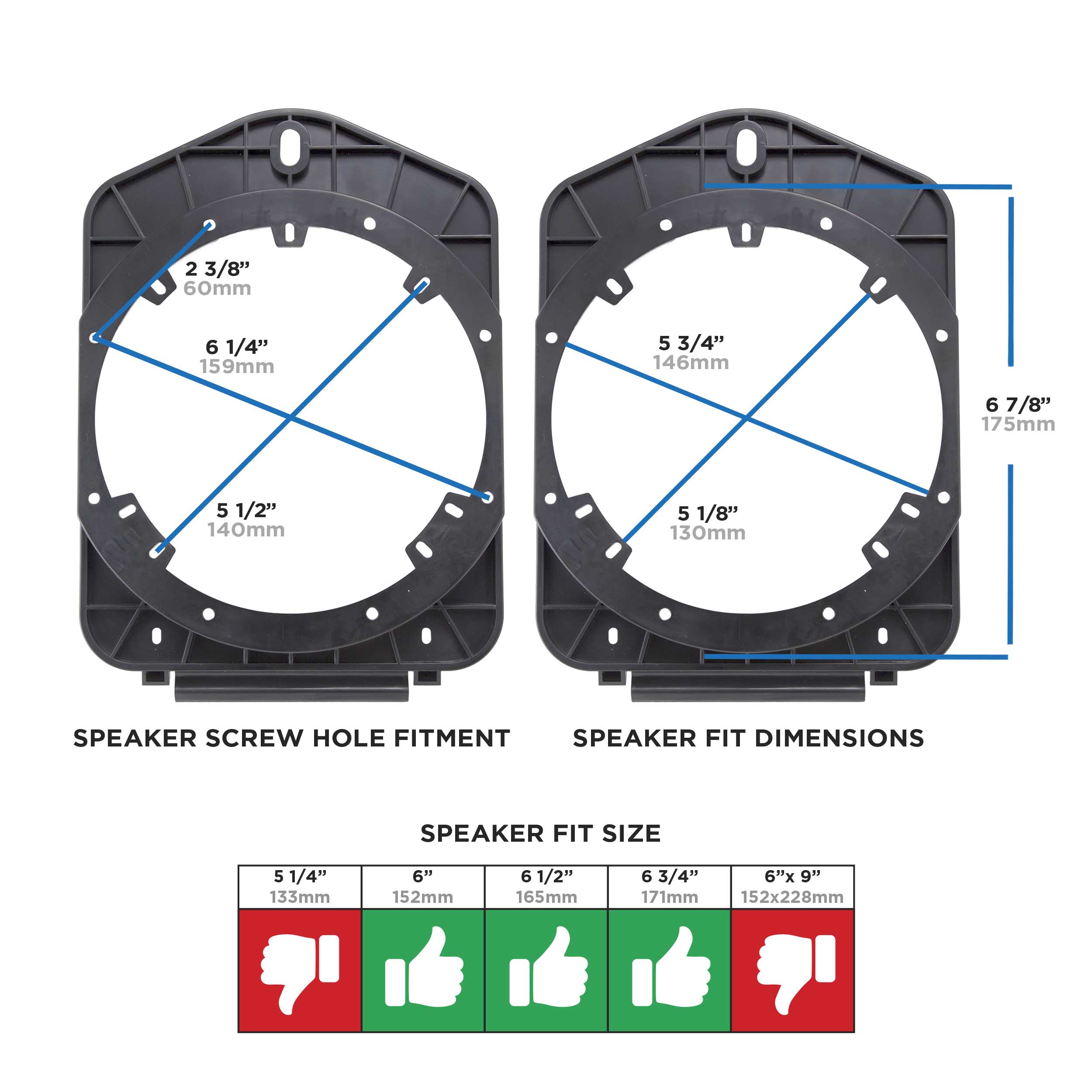 Chevy Silverado | GMC Sierra 2007-2015 - 6" to 6.75" (Rear)