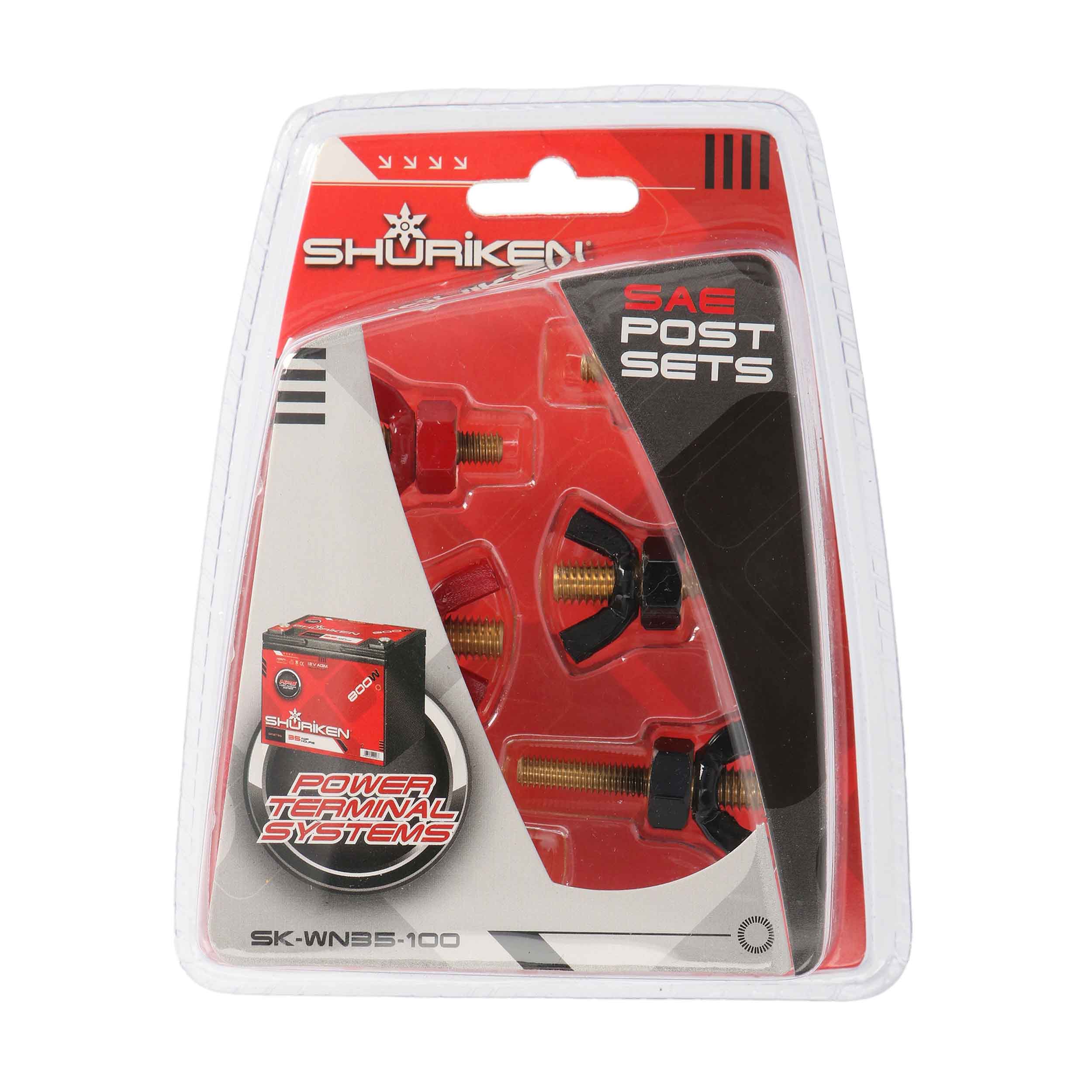 Shuriken Wing Nut Sets Positive and Negative - 3 Sets