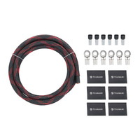 50Ft Spool Black 4ga w/Acc Kit