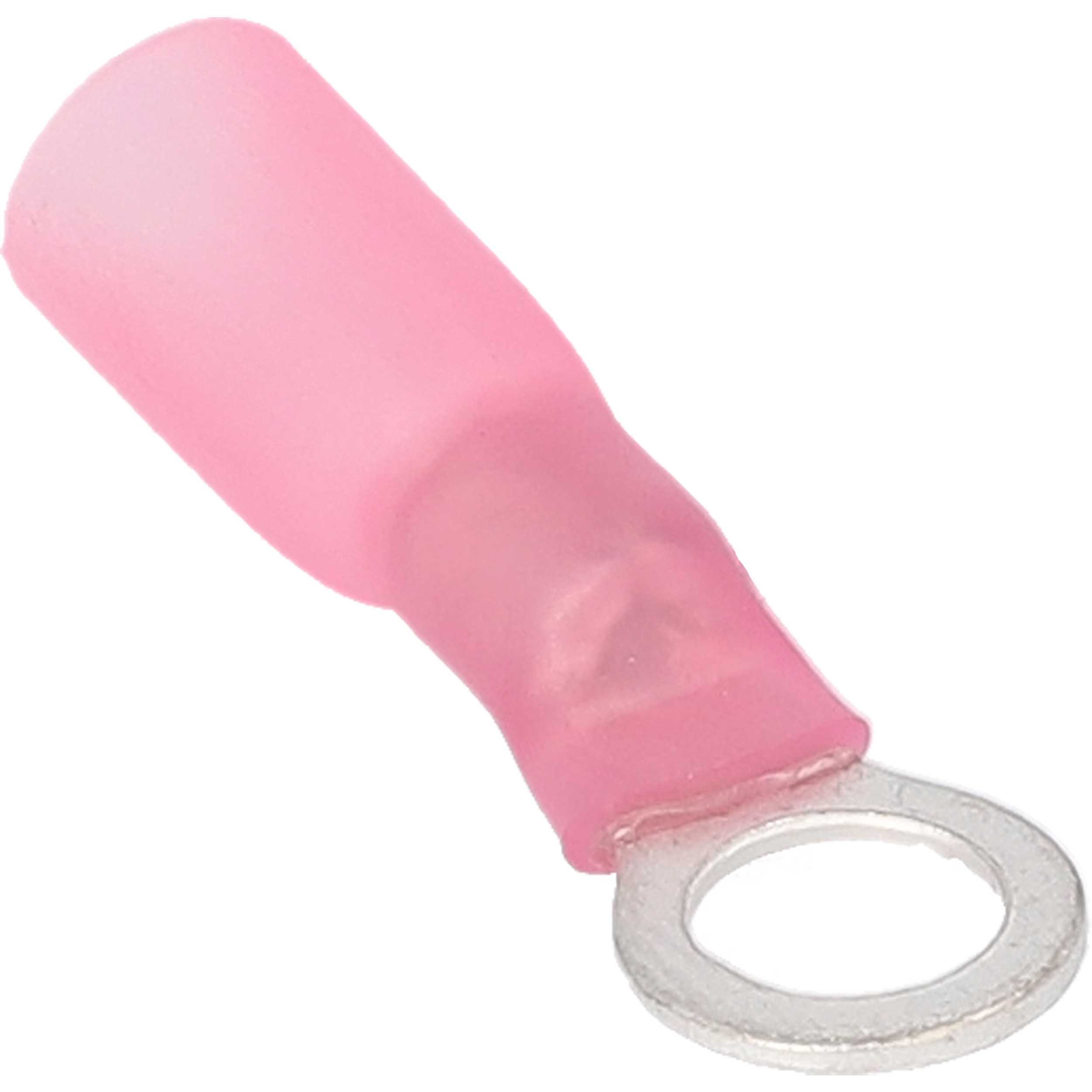 Heat Shrink Red Ring Terminal 22-18 Gauge #10