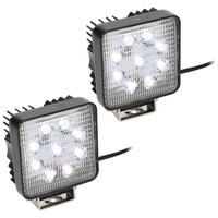Daytona Lights Square Driving Lights - 9 LED (2PK)